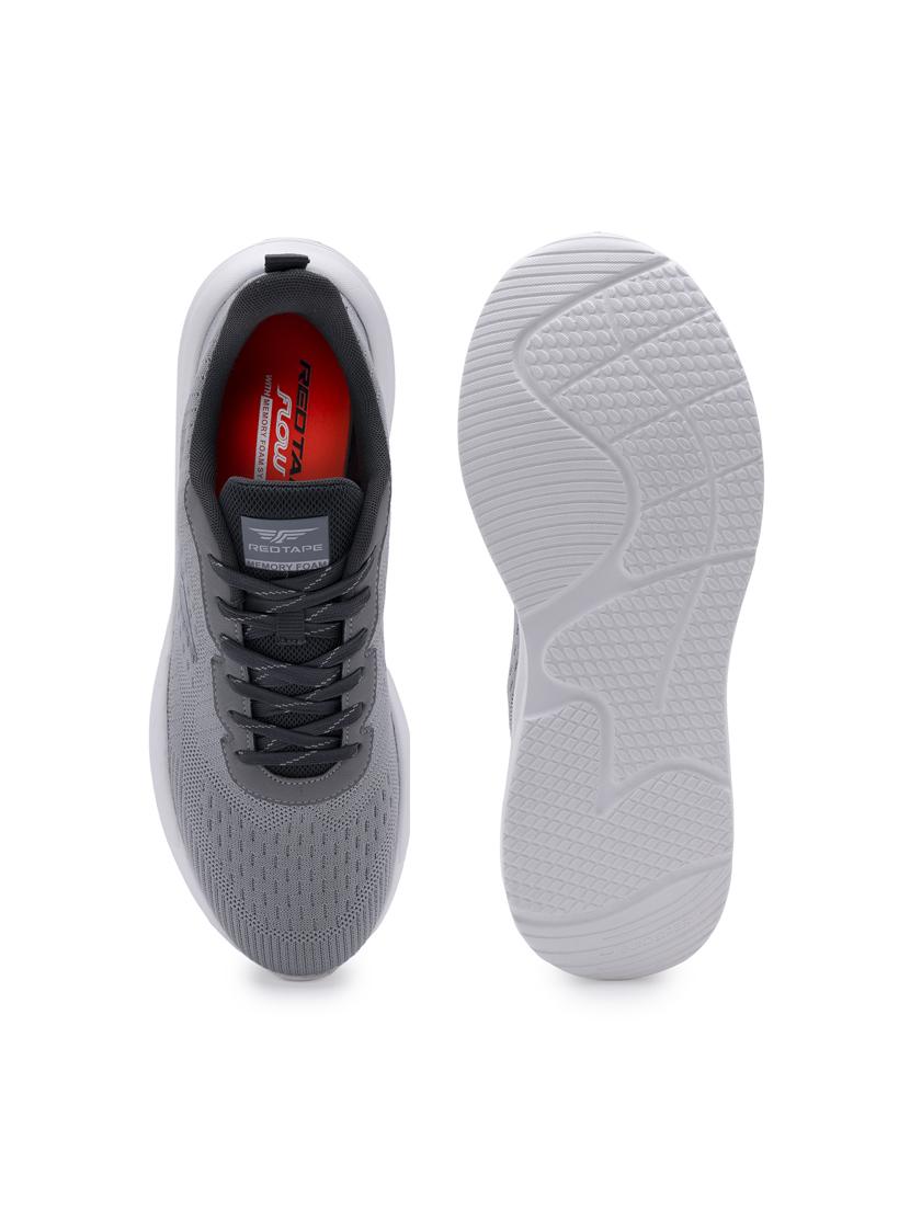 men grey lace up sport shoe - 21915076 - Standard Image - 5