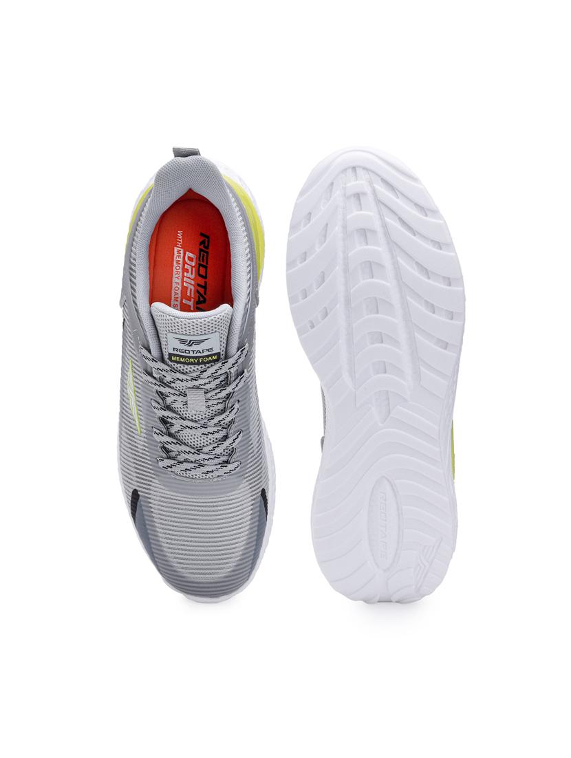 men grey lace up sport shoe - 21915084 - Standard Image - 5
