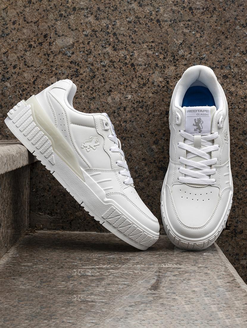 men white lace up sneaker - 21915528 - Zoom Image - 0