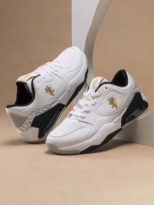 men white lace up sneaker - 21915570 - Standard Image - 0