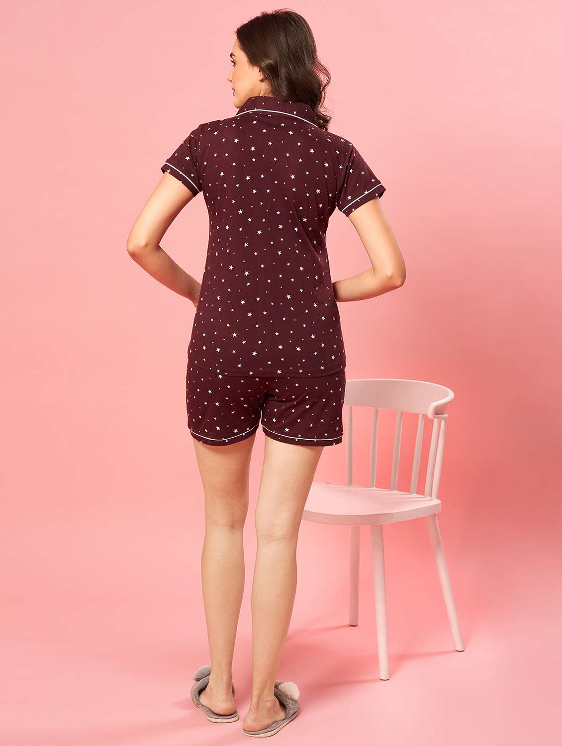 women printed nightwear pyjama set - 21915606 -  Standard Image - 3