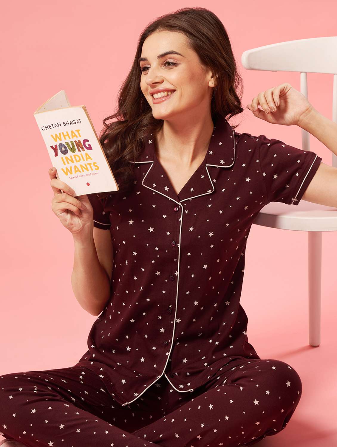 women printed nightwear pyjama set - 21915614 -  Standard Image - 5