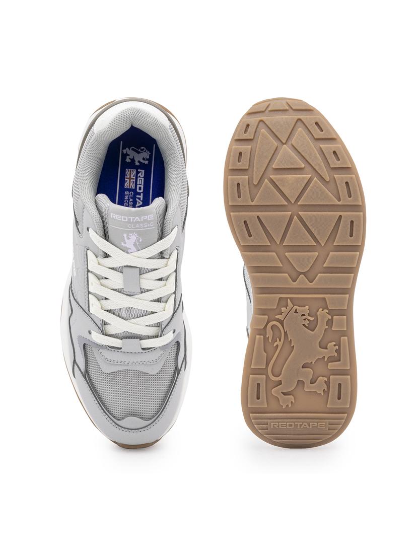 men grey lace up sneaker - 21915811 - Standard Image - 5