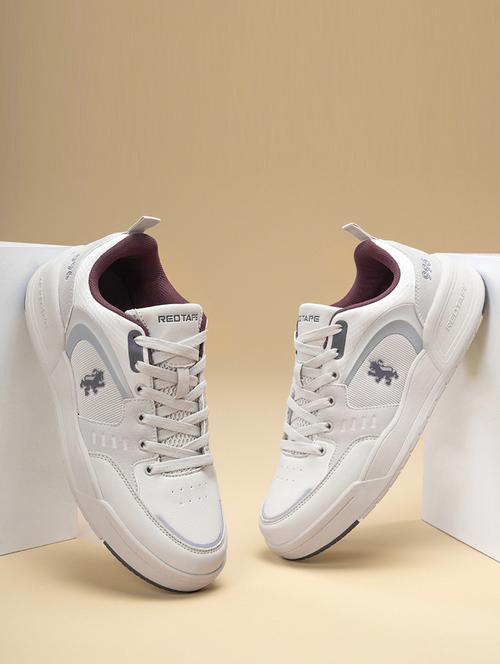 men white lace up sneaker - 21915814 - Standard Image - 0