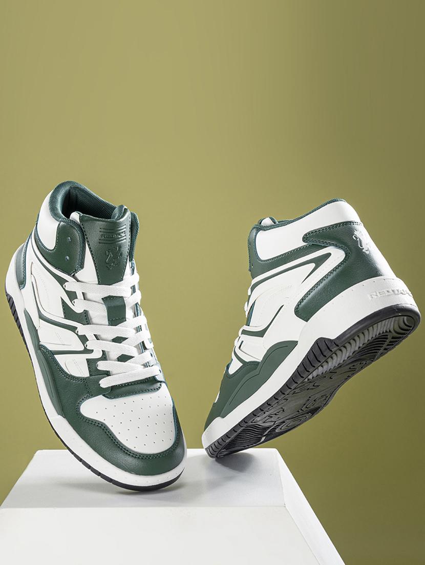 men green lace up high ankle sneaker - 21915830 - Zoom Image - 0
