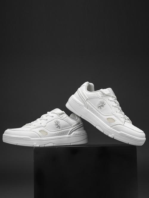 men white lace up sneaker - 21915853 - Standard Image - 0