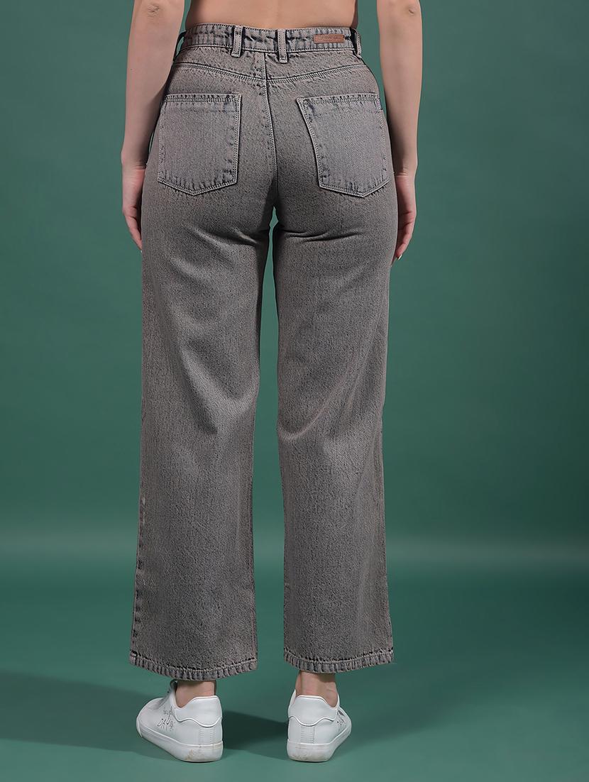 women solid mid rise straight fit jean - 21916033 - Standard Image - 3