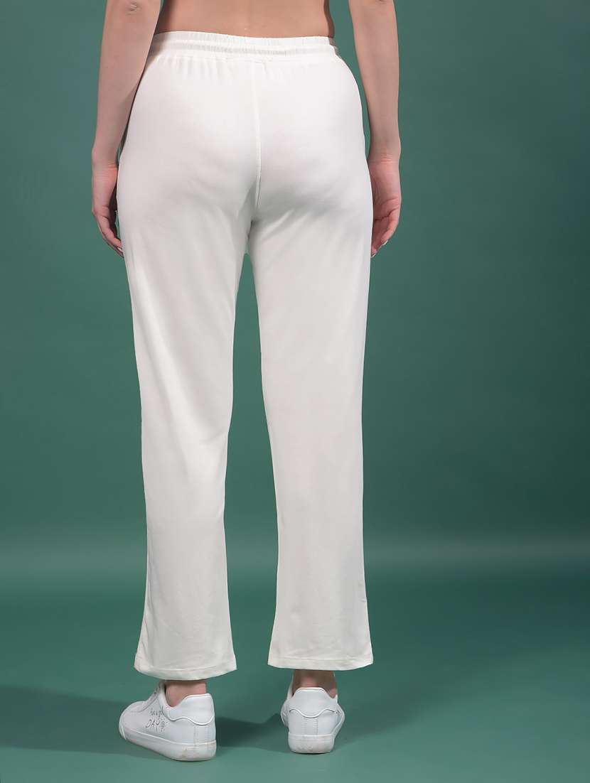 women solid mid rise track pant - 21916094 -  Standard Image - 3