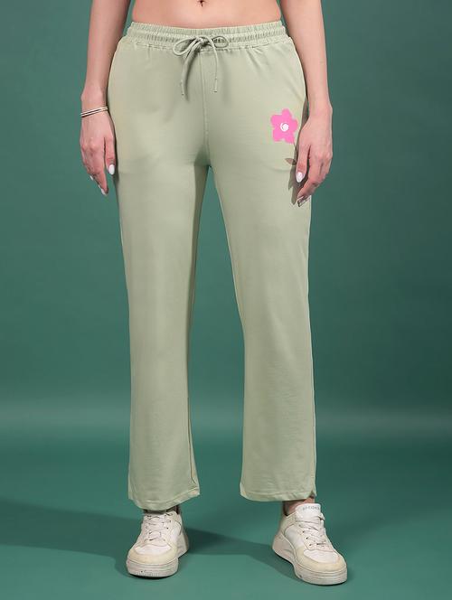 women solid mid rise track pant - 21916095 -  Standard Image - 0