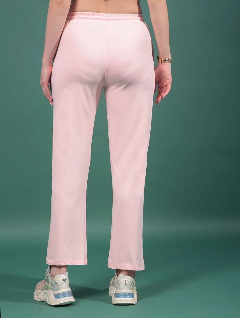 women solid mid rise track pant - 21916096 -  Standard Image - 3