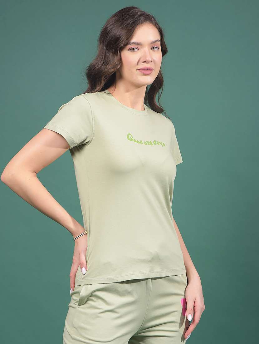 Women Printed Short Sleeves Regular Fit T-shirt - 21916101 -  Standard Image - 3