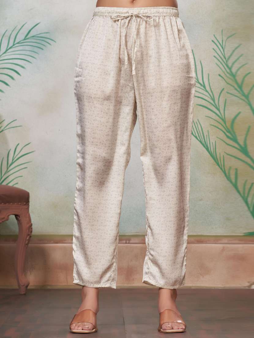 women three quarter sleeve kurta pant set - 21916161 - Standard Image - 5