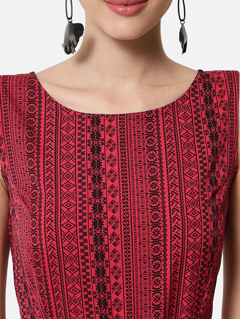 women printed sleeveless full length jumpsuit - 21916431 - Standard Image - 5