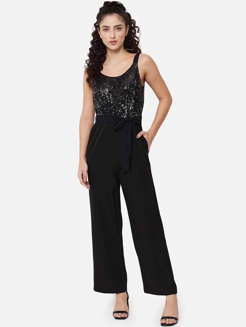 women sequined shoulder strap jumpsuit - 21916433 -  Zoom Image - 0