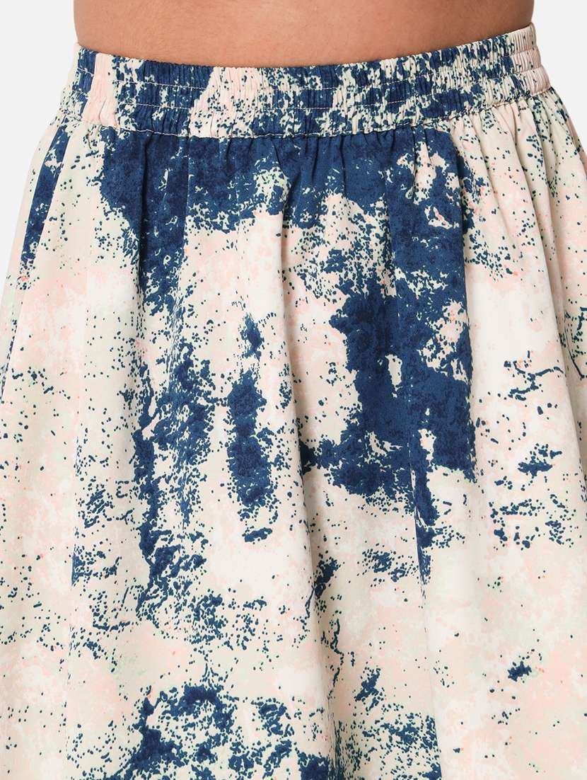 women tie and dye flared skirt - 21916453 -  Standard Image - 5