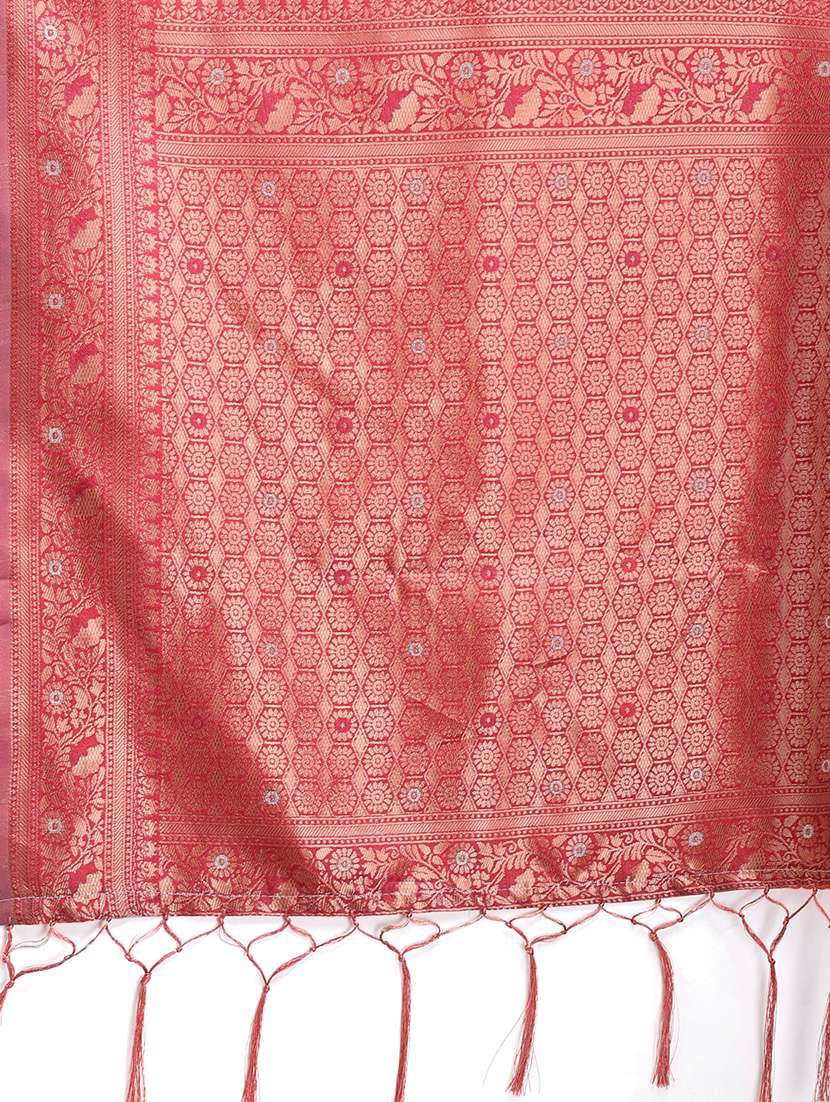 women self design bordered saree with blouse - 21916536 -  Standard Image - 5