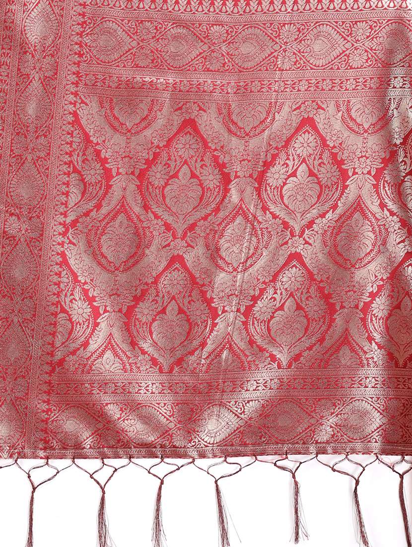 women self design bordered saree with blouse - 21916544 -  Standard Image - 5