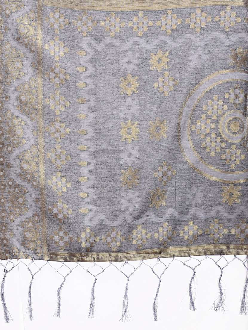 women self design bordered saree with blouse - 21916550 -  Standard Image - 5