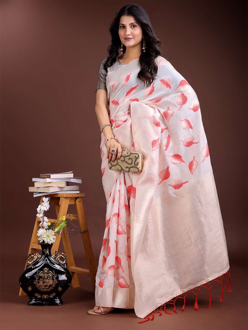 women self design bordered saree with blouse - 21916560 -  Standard Image - 3