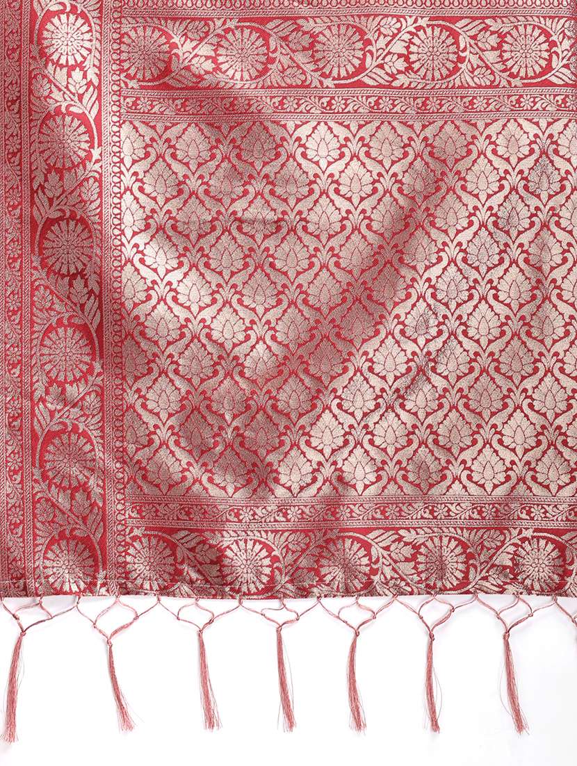 women self design bordered saree with blouse - 21916570 -  Standard Image - 5