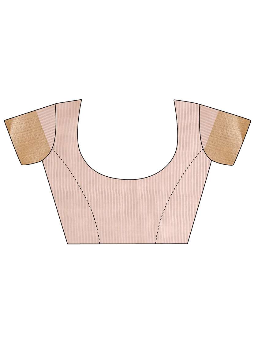 women solid with bordered saree with blouse - 21916594 -  Standard Image - 5