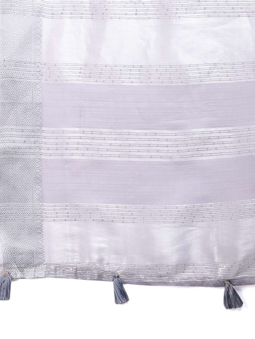 women self design bordered saree with blouse - 21916633 -  Standard Image - 5