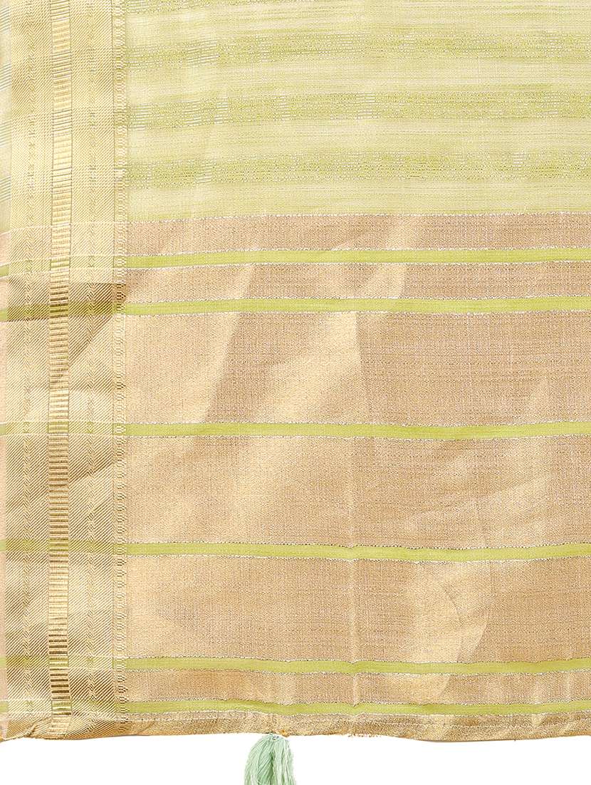 women solid with bordered saree with blouse - 21916637 -  Standard Image - 5