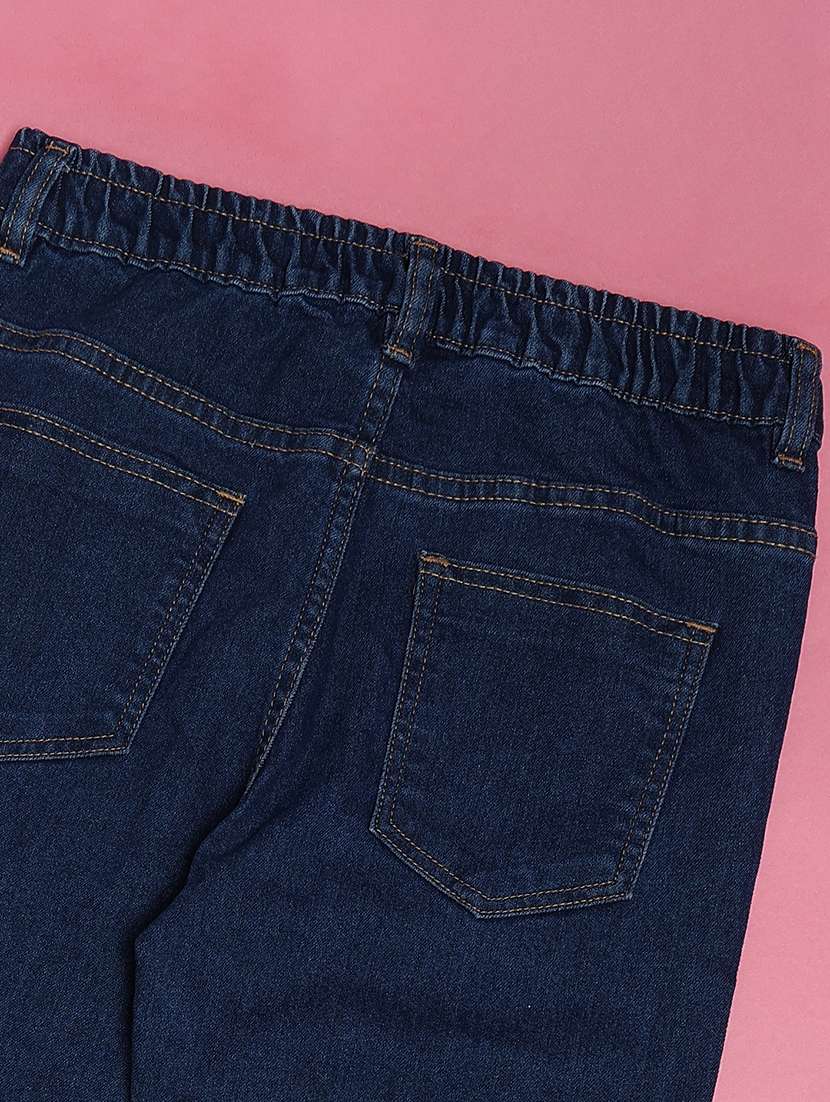 boys blue poly cotton plain jean - 21916698 -  Standard Image - 3