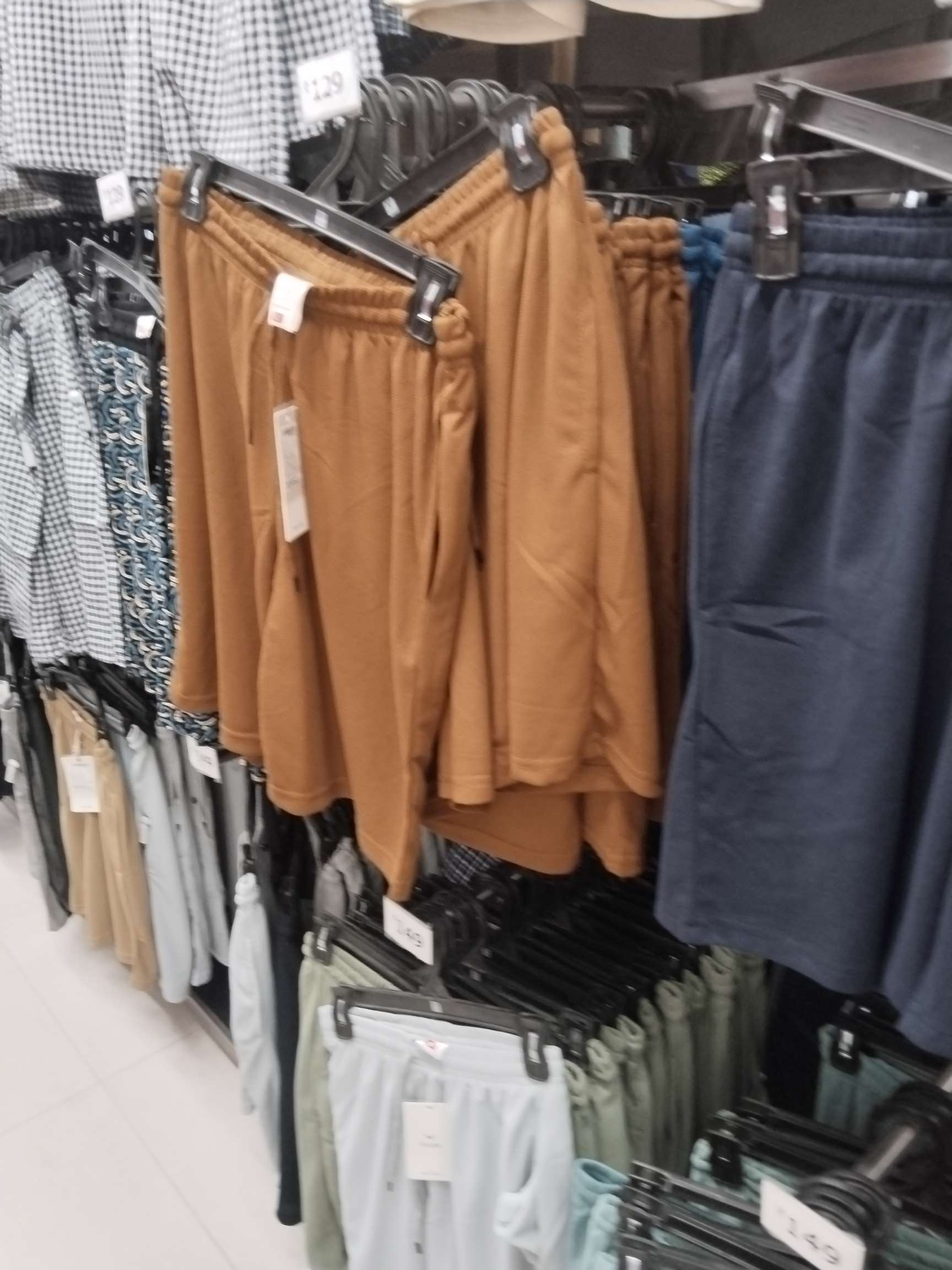 dark brown polyester short - 21916711 - Zoom Image - 0