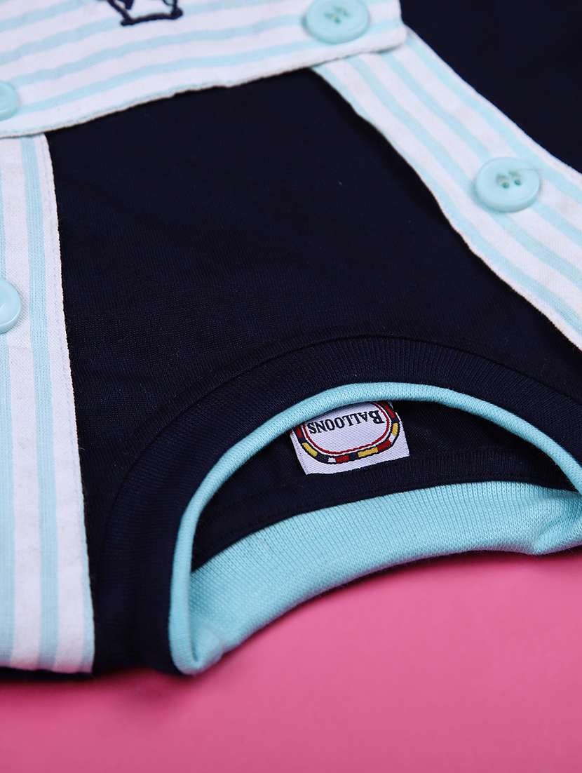 boys solid t-shirt & dungaree casual wear set - 21916730 -  Standard Image - 3