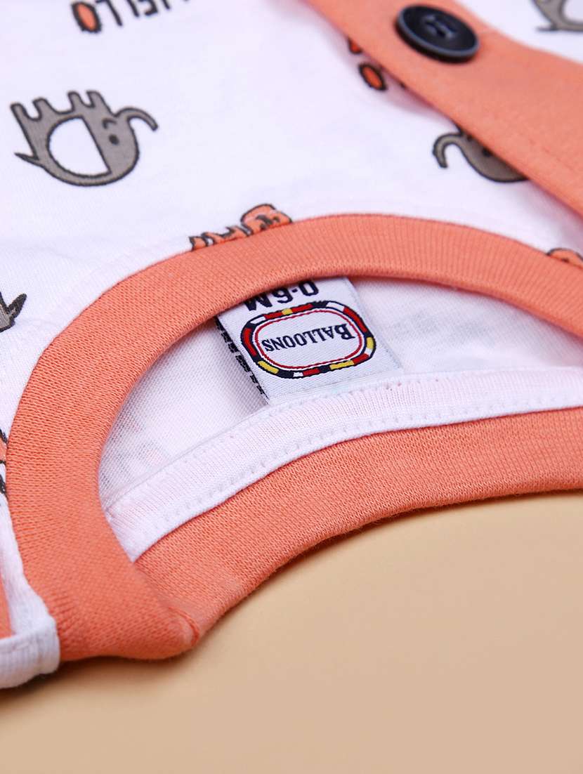 boys printed t-shirt & dungaree casual wear set - 21916733 -  Standard Image - 3