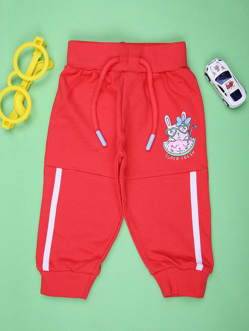 boys printed mid rise jogger