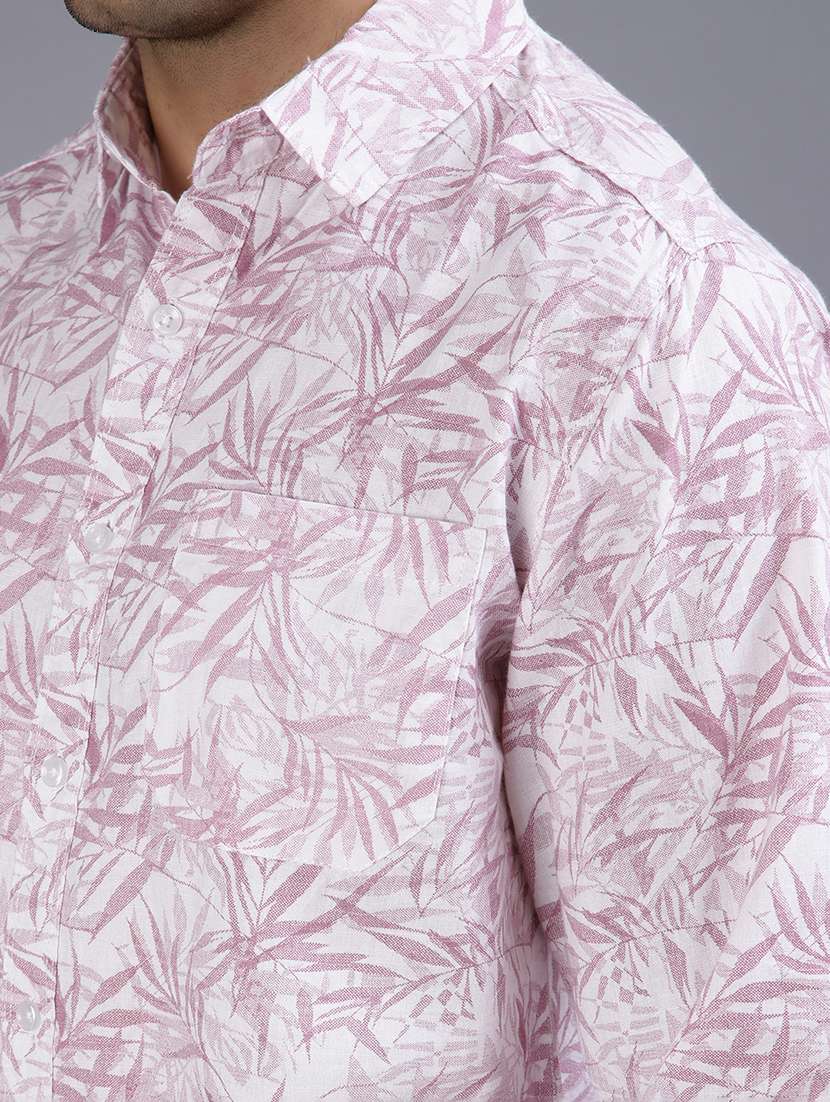 men printed collared long sleeve shirt - 21916859 -  Standard Image - 5