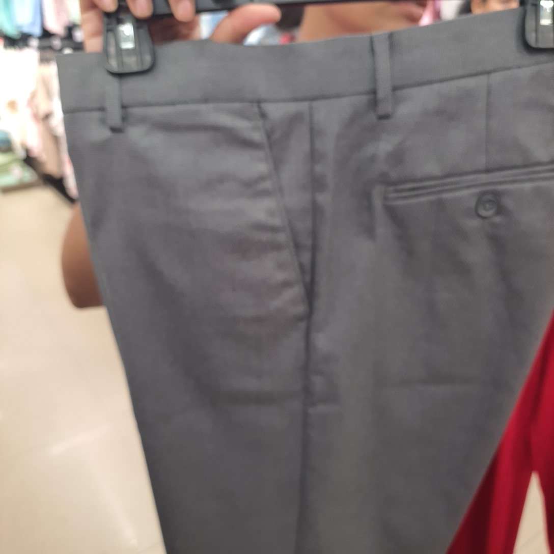 dark grey poly viscose formal trousers - 21916869 - Zoom Image - 0