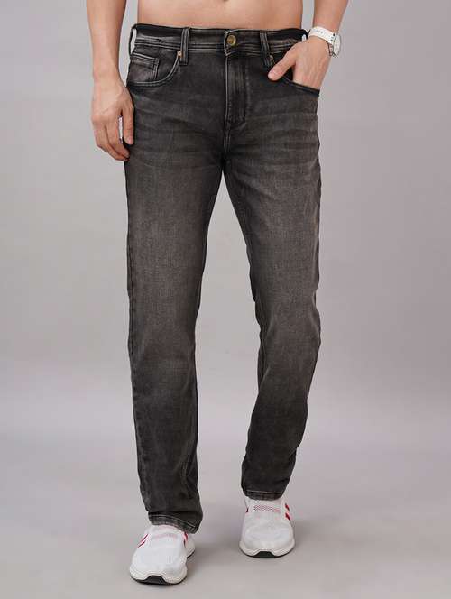 men solid mid rise slim fit jean - 21917056 -  Standard Image - 0