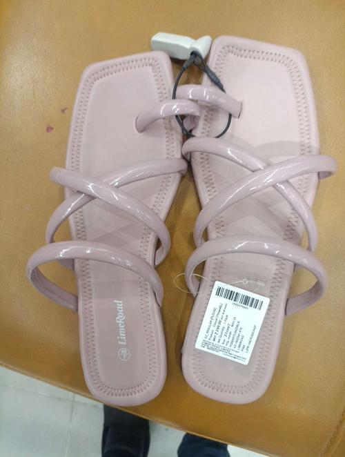 pink pu (polyurethane) flip flops - 21917569 - Standard Image - 0