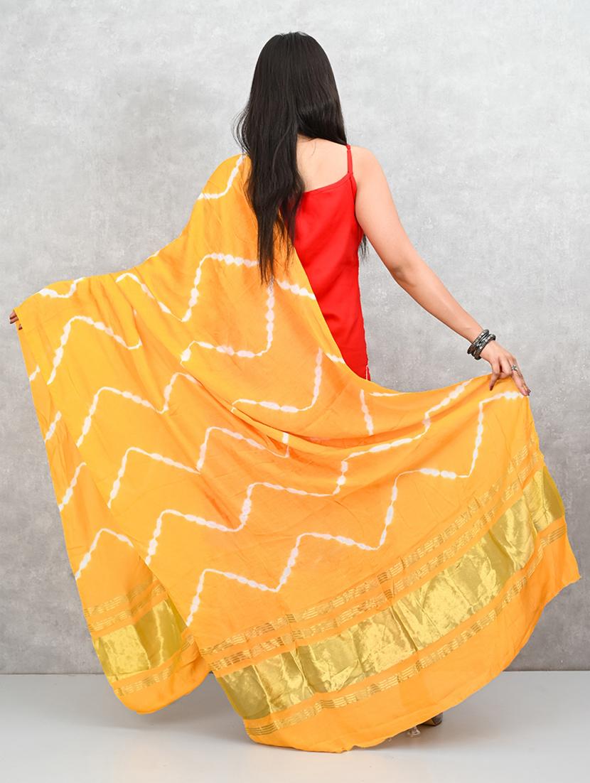 women yellow printed dupatta - 21917834 - Standard Image - 3