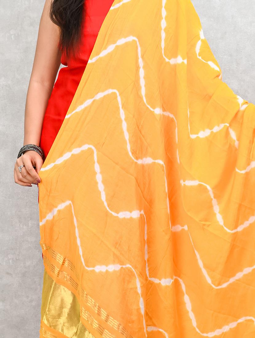 women yellow printed dupatta - 21917834 - Standard Image - 5