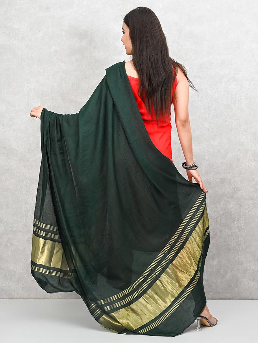 women green solid dupatta - 21917838 - Standard Image - 3