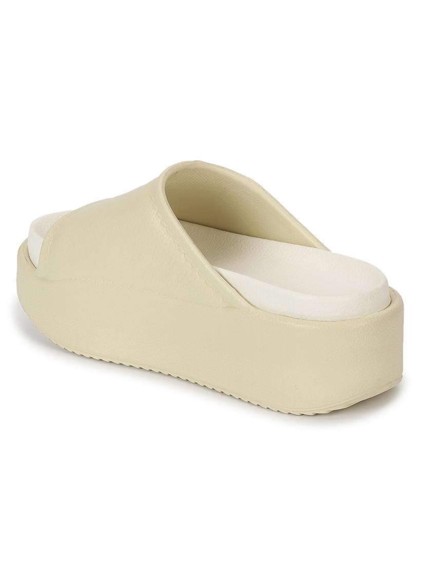 women solid slip on slider - 21917853 - Standard Image - 3