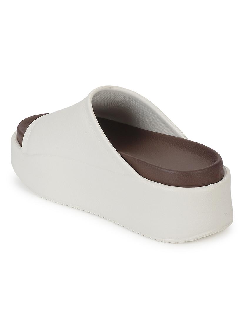 women solid slip on slider - 21917854 - Standard Image - 3