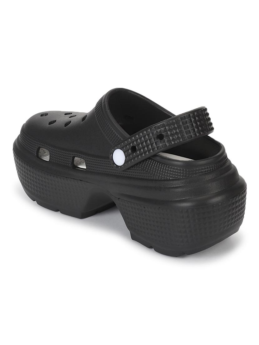 women solid slip on clogs - 21917864 - Standard Image - 3