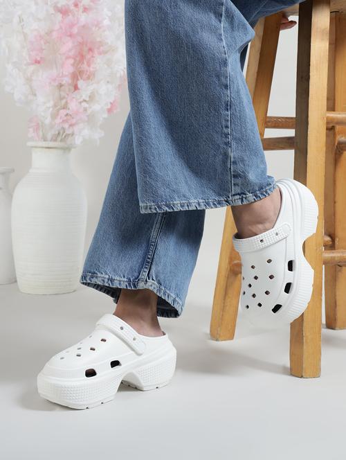 women solid slip on clogs - 21917866 -  Standard Image - 0