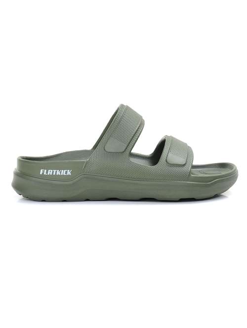 men solid slip on slider