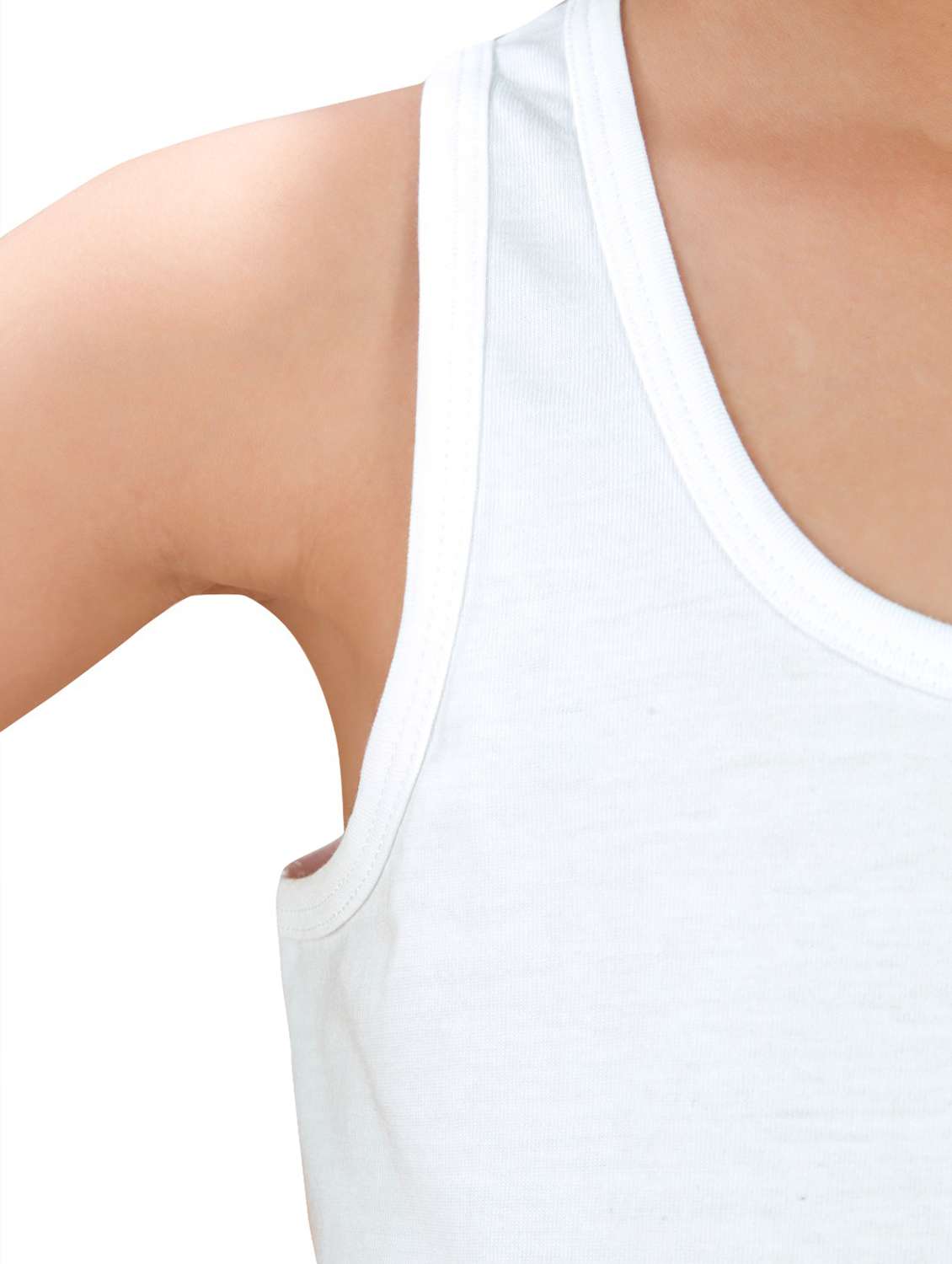 boys pack of 3 solid vest - 21918405 -  Standard Image - 5