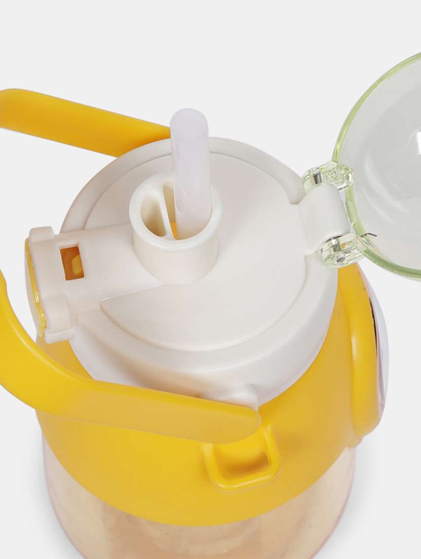 printed yellow plastic sipper bottle for kids - 21918460 -  Standard Image - 3