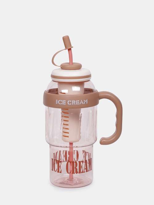 printed brown plastic sippers ice bottle - 21918461 -  Standard Image - 0