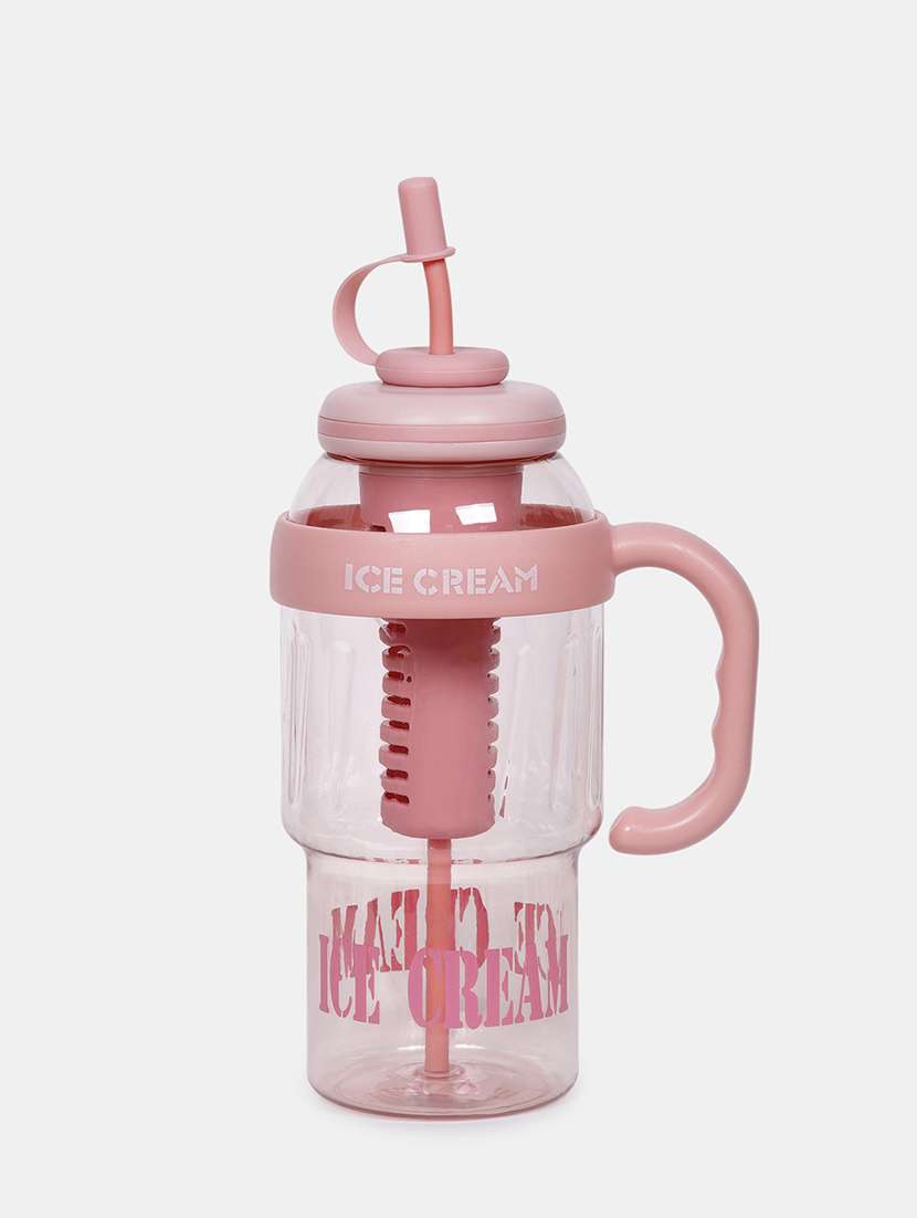 printed plastic bottle sipper with handle