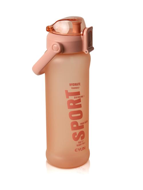 v-mart printed pink plastic sport water bottle - 21918468 - Standard Image - 0
