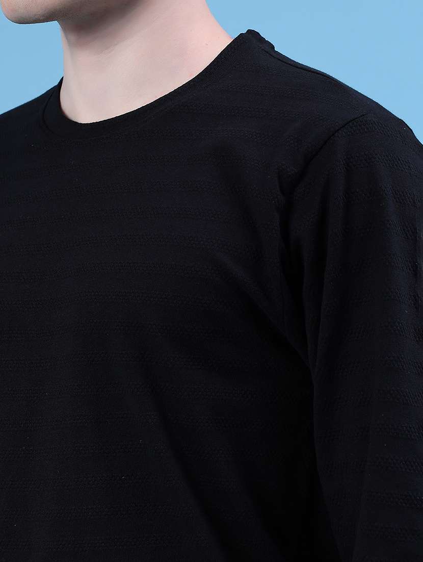 men self design long sleeve regular fit t-shirt - 21918504 -  Standard Image - 3
